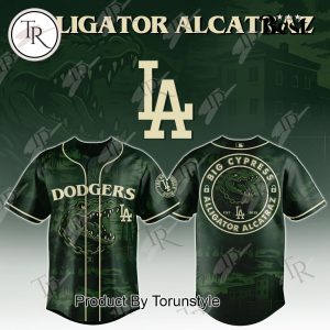 Los Angeles Dodgers X Big Cypress Alligator Alcatraz 2025 Limited Edition Baseball Jersey