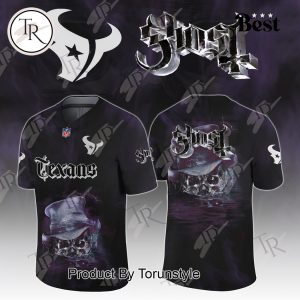 Houston Texans X Ghost Skeletour World Tour 2025 Limited Edition Football Jersey