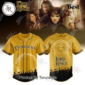 2025 The Lord Of The Rings X Los Angeles Dodgers Limited Edition Baseball Jersey