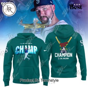 Seattle Mariners X Cal Raleigh Home Run Derby Champions 2025 Special Edition Hoodie – Green