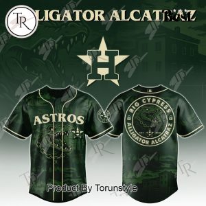 Houston Astros X Big Cypress Alligator Alcatraz 2025 Limited Edition Baseball Jersey