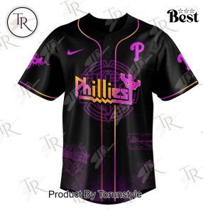 Philadelphia Phillies X Judas Priest Invincible Shield World Tour 2025 Baseball Jersey