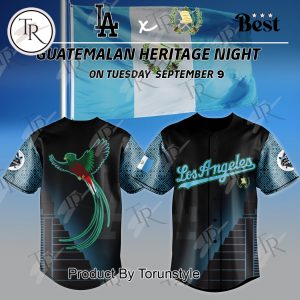 Los Angeles Dodgers X Guatemalan Heritage Night 2025 Limited Edition Baseball Jersey