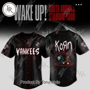 New York Yankees X Wake Up! South America Stadium Tour 2025 “Korn” Limited Edition Baseball Jersey