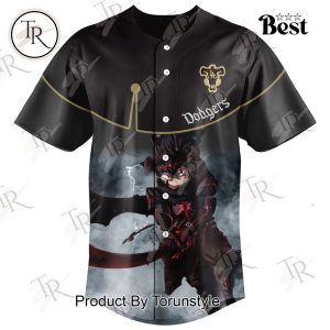 Los Angeles Dodgers X Black Clover 2025 Special Edition Baseball Jersey