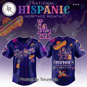 Los Angeles Dodgers X 2025 National Hispanic Heritage Month Limited Edition Baseball Jersey