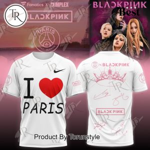 Paris Saint-Germain X BLACKPINK Special Edition White 2025 Hoodie