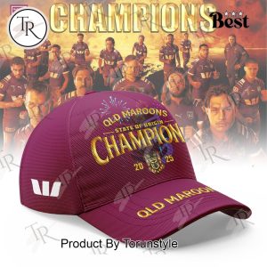 2025 Old Queensland Maroons State Of Origin Champions Limited Edition Cap