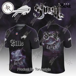 Buffalo Bills X Ghost Skeletour World Tour 2025 Limited Edition Football Jersey