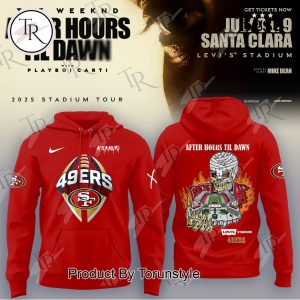 San Francisco 49ers X The Weeknd After Hours Til Dawn 2025 Limited Edition Hoodie – Red