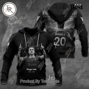 Liverpool F.C x Diogo Jota 1996-2025 Thank You For The Memories Hoodie