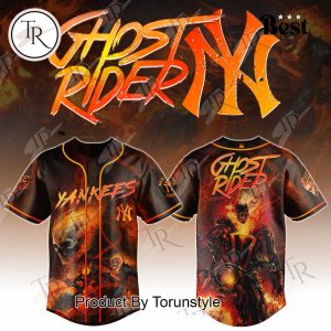 New York Yankees X Ghost Rider 2025 Limited Edition Baseball Jersey