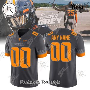 Tennessee Volunteers Smokey Grey Series 2025 Custom Name Limited Edition Football Jersey