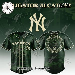 New York Yankees X Big Cypress Alligator Alcatraz 2025 Limited Edition Baseball Jersey