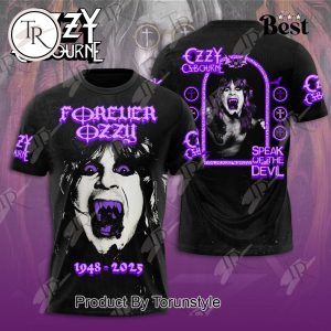 Forever Ozzy Osbourne 1948-2025 Speak Of The Devil Hoodie