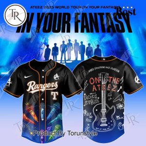 Texas Rangers The Poster We Made! On The Ateez 2025 Special Edition Baseball Jersey
