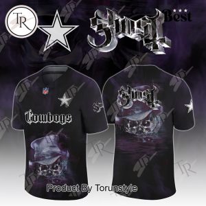 Dallas Cowboys X Ghost Skeletour World Tour 2025 Limited Edition Football Jersey