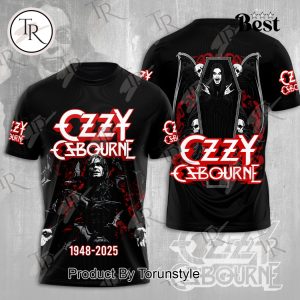Ozzy Osbourne RIP 1948-2025 Limited Edition Hoodie