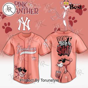 New York Yankees X Pink Panther 2025 “Don’t Give A $hit!” Limited Edition Baseball Jersey