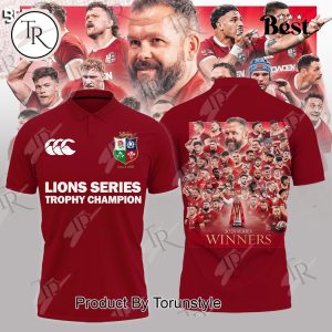 British & Irish Lions Winners Lions Series Trophy Champion 2025 Polo Shirt
