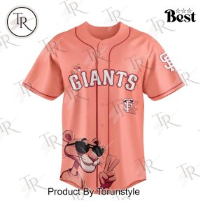 San Francisco Giants X Pink Panther 2025 “Don’t Give A $hit!” Limited Edition Baseball Jersey