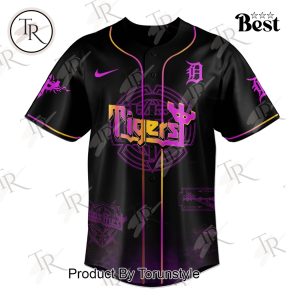 Detroit Tigers X Judas Priest Invincible Shield World Tour 2025 Baseball Jersey