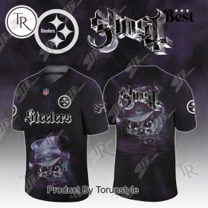 Pittsburgh Steelers X Ghost Skeletour World Tour 2025 Limited Edition Football Jersey