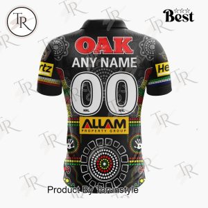 Penrith Panthers 2025 Custom Name New Design Polo Shirt