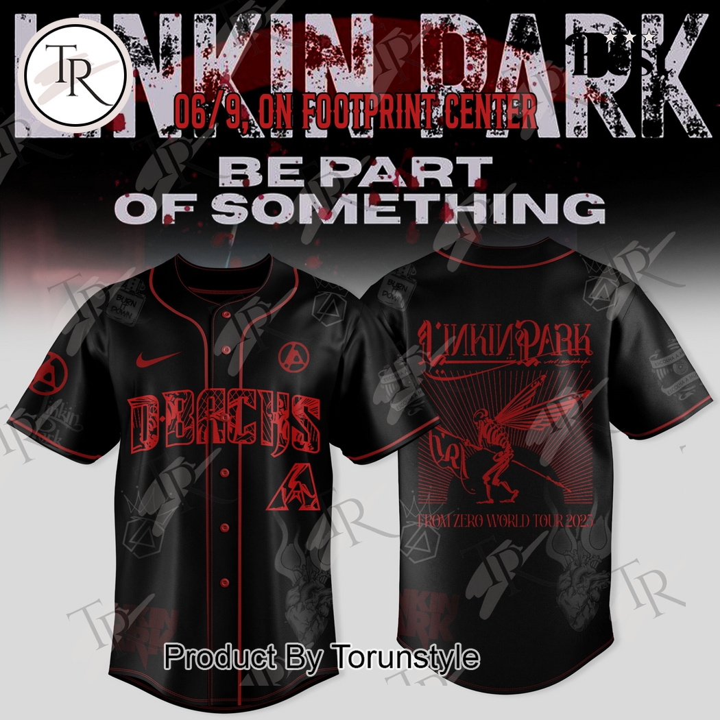 Arizona Diamondbacks X Linkin Park From Zero World Tour 2025  Edition Baseball Jersey