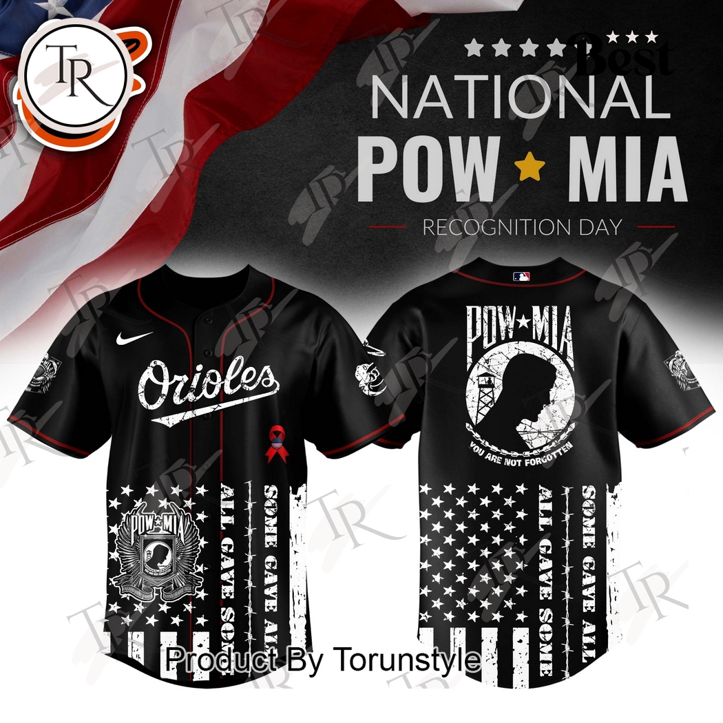 Baltimore Orioles X National POW MIA Recognition Day 2025  Edition Baseball Jersey