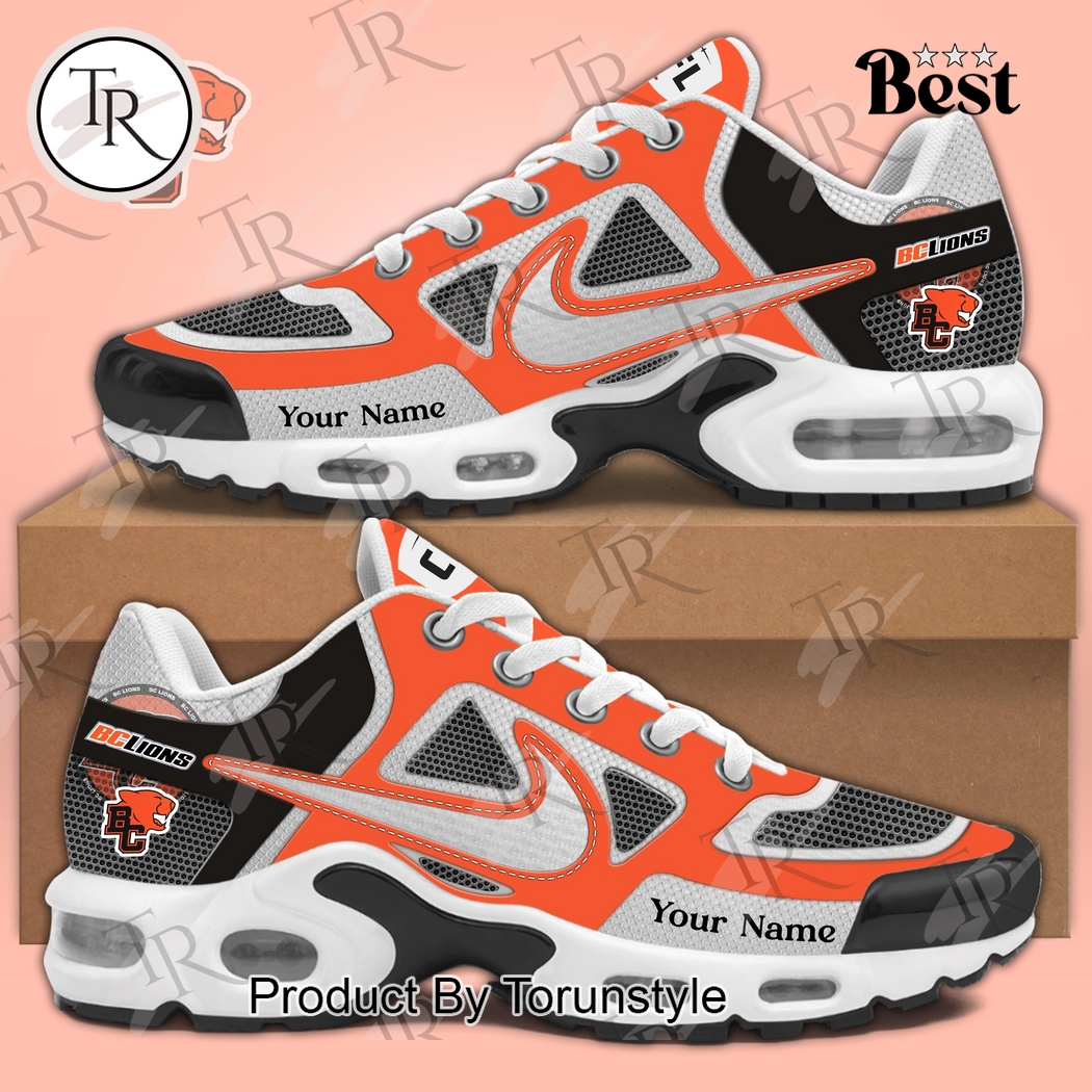 BC Lions 2025 New Design Custom Name TN Shoes BC Lions 2025 New Design Custom Name TN Shoes