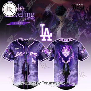 Los Angeles Dodgers X Solo Leveling Arise 2025 Special Edition Baseball Jersey