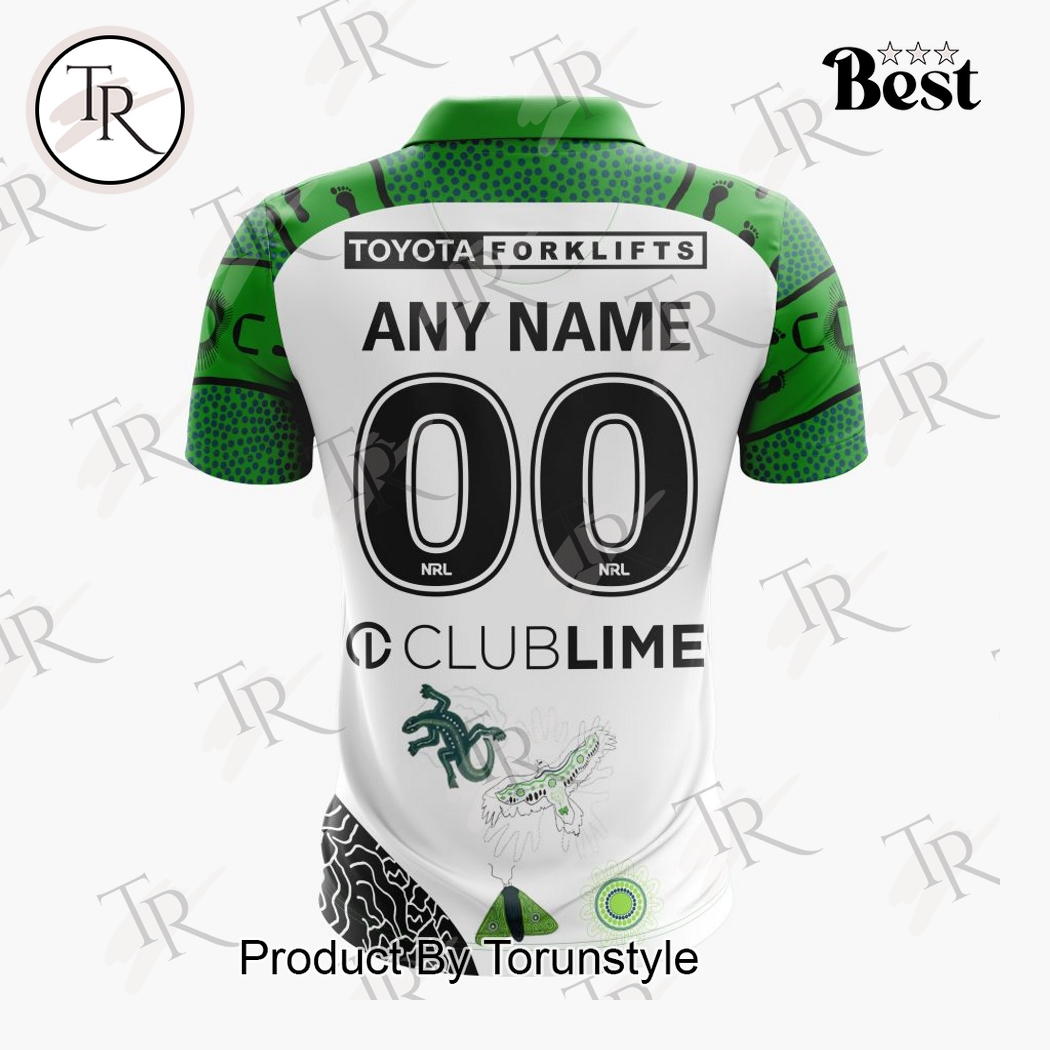 Canberra Raiders 2025 Custom Name New Design Polo Shirt