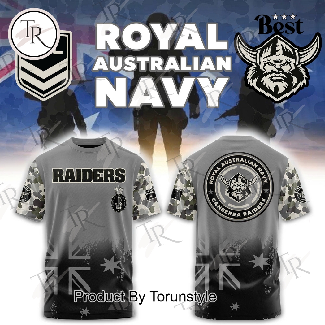 Canberra Raiders X Royal Australian Navy 2025 Limited Edition Hoodie