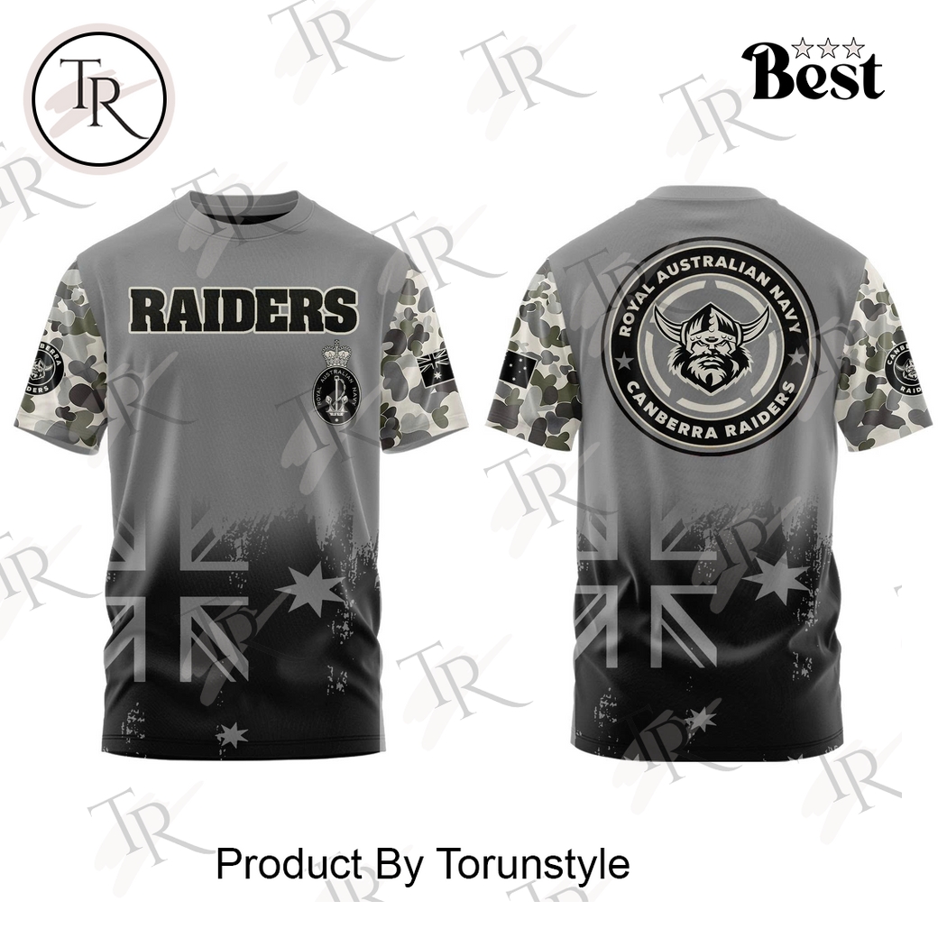 Canberra Raiders X Royal Australian Navy 2025 Limited Edition Hoodie
