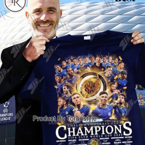 Chelsea F.C Champions FIFA Club World Cup 2025 Thank You For The Memories 2D T-Shirt
