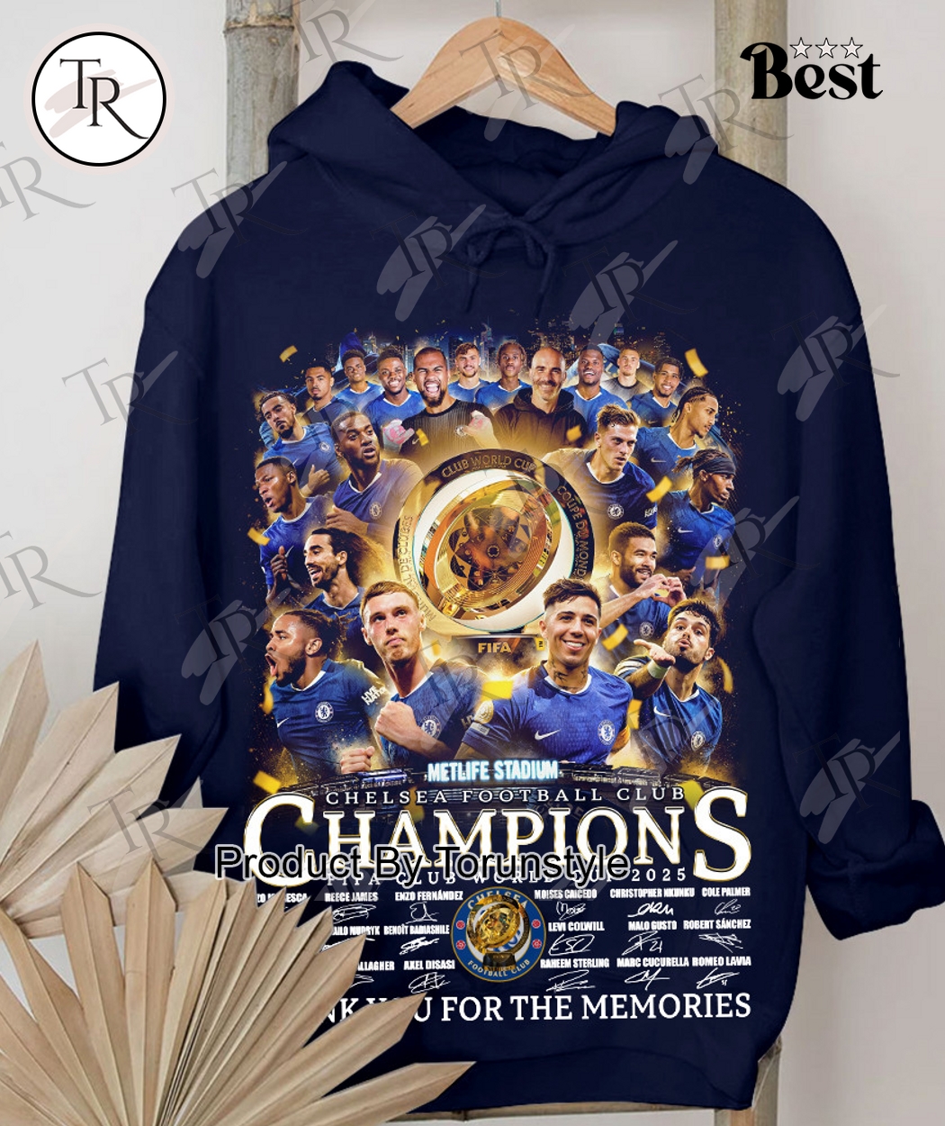 Chelsea F.C Champions FIFA Club World Cup 2025 Thank You For The Memories 2D T-Shirt Chelsea F.C Champions FIFA Club World Cup 2025 Thank You For The Memories 2D T-Shirt