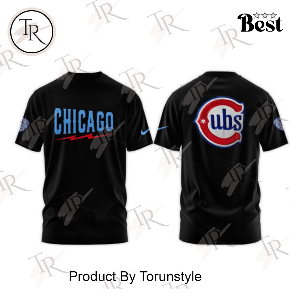 Chicago Cubs Alternate Uniform Black Hoodie Chicago Cubs Alternate Uniform Black Hoodie