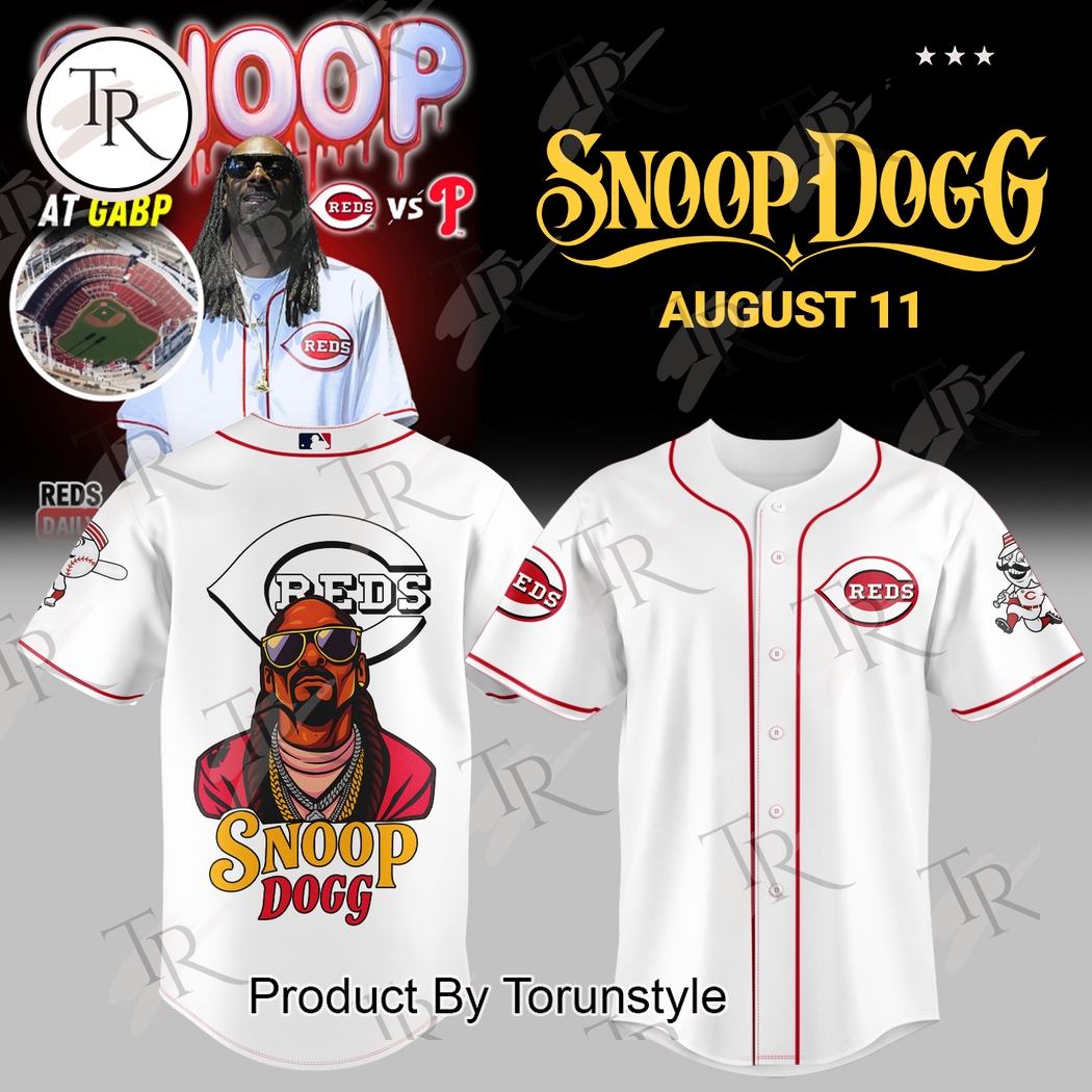 Cincinnati Reds X 2025 Snoop Dogg At Gabp  Edition Baseball Jersey