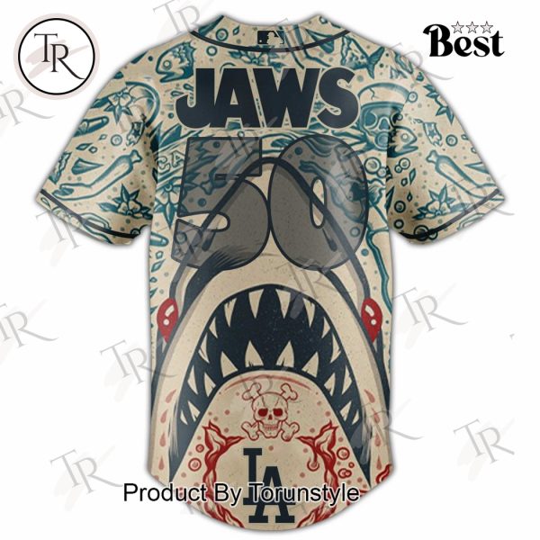 Los Angeles Dodgers X Jaws 50 2025 Limited Edition Baseball Jersey