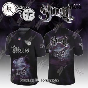 Tennessee Titans X Ghost Skeletour World Tour 2025 Limited Edition Football Jersey