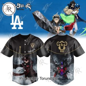 Los Angeles Dodgers X Black Clover 2025 Special Edition Baseball Jersey