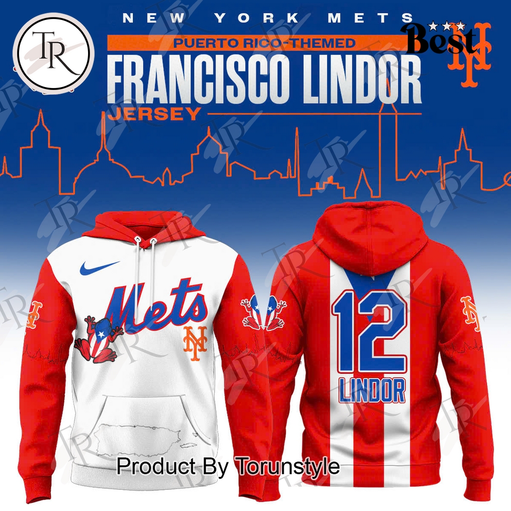 Francisco Lindor X New York Mets 2025  Edition Hoodie