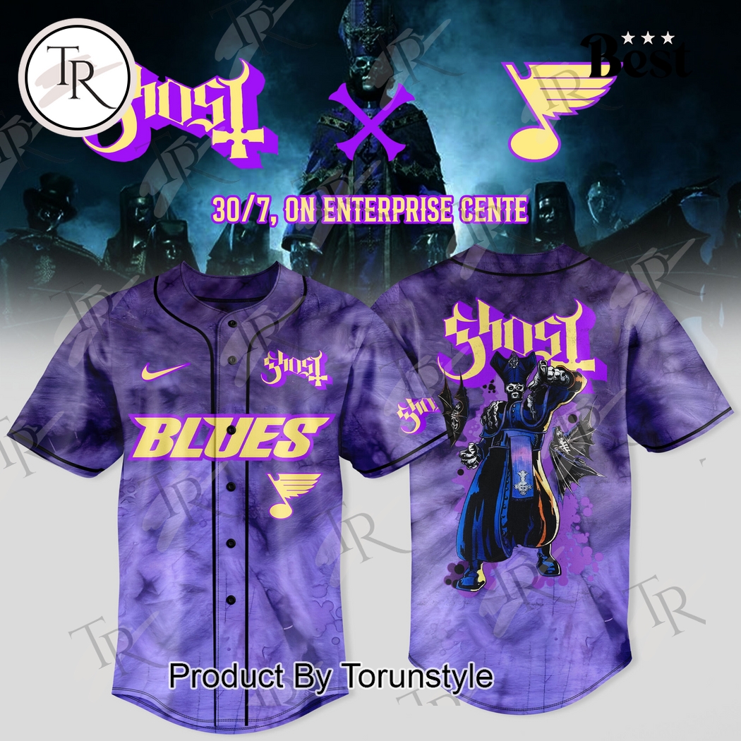 Ghost X St.Louis Blues 2025 Special Edition Baseball Jersey
