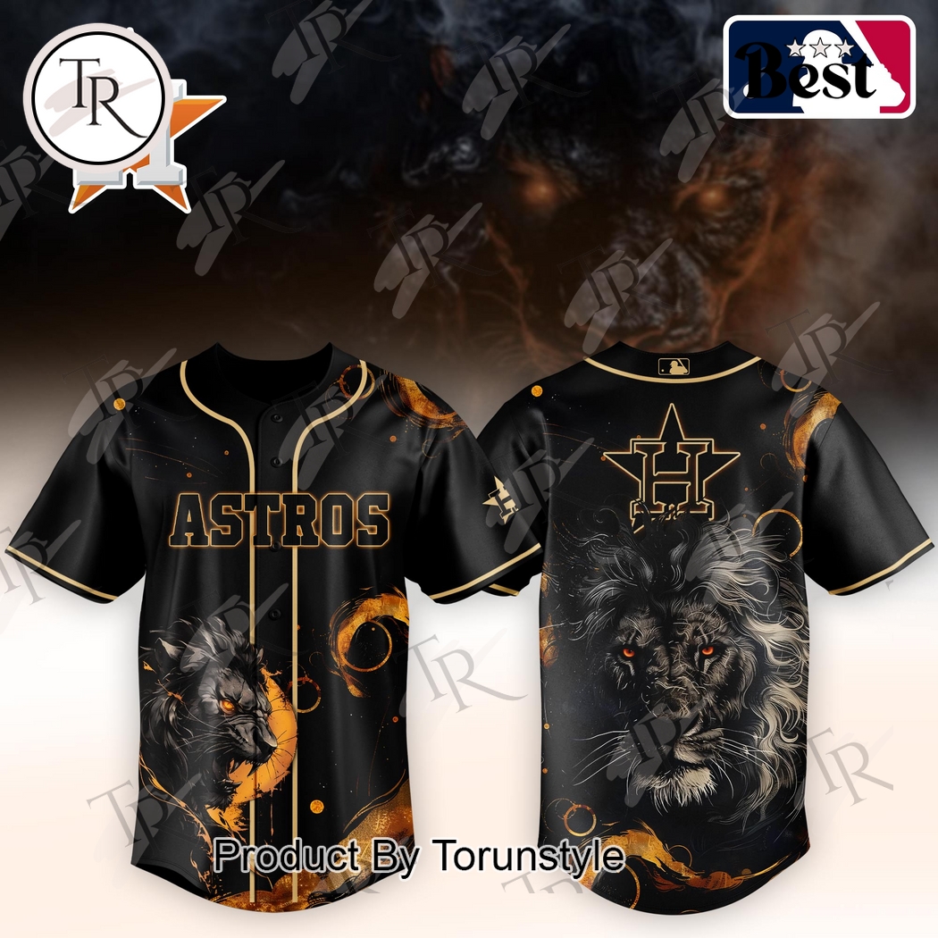 Houston Astros X King Lion 2025 Limited Edition Baseball Jersey Houston Astros X King Lion 2025 Limited Edition Baseball Jersey