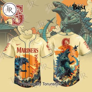 2025 Seattle Mariners Godzilla New Limited Edition Baseball Jersey