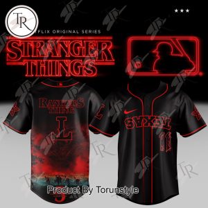 Texas Rangers X Stranger Things 2025 Baseball Jersey