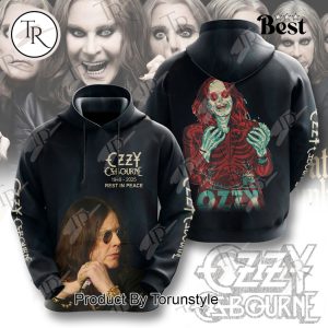 Ozzy Osbourne 1948-2025 Rest In Peace Limited Edition Hoodie