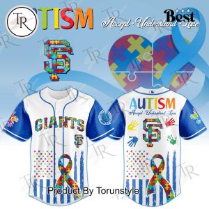San Francisco Giants X Autism Awareness Month Accept-Understand-Love 2025 Limited Edition Baseball Jersey