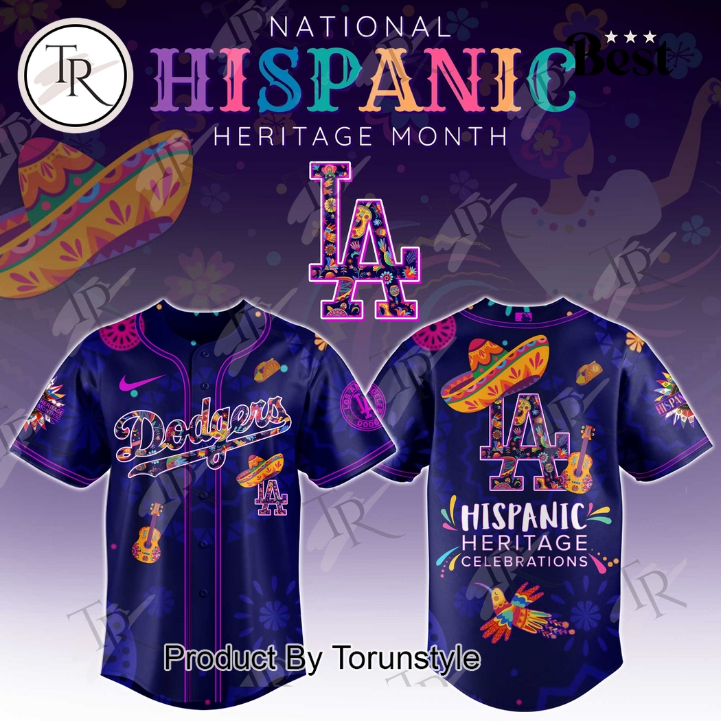 Los Angeles Dodgers X 2025 National Hispanic Heritage Month  Edition Baseball Jersey